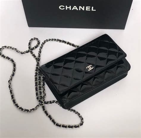 chanel wallet on chain strap and leather